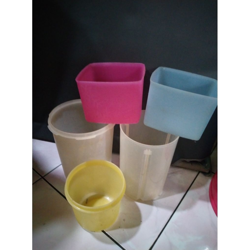 Jual base Tupperware second 5pcs | Shopee Indonesia
