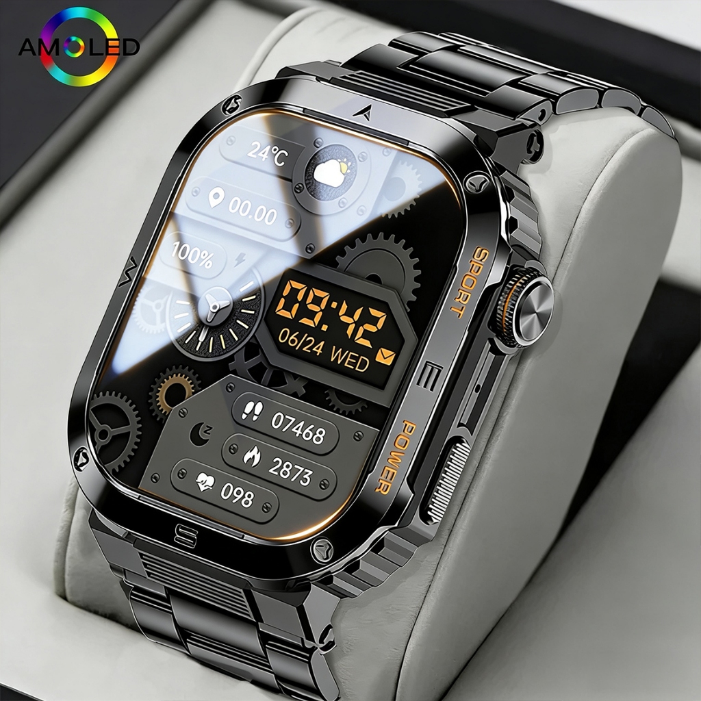 Jual LIGE Jam Tangan Pintar Pria 100+ Olahraga IP68 Tahan Air Bluetooth ...