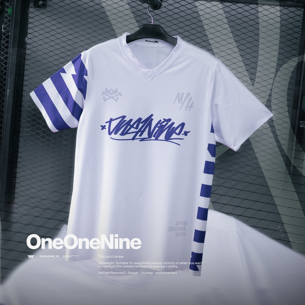 Jual Oneonenine Ksr Hornet White Purple Series - Jersey Lengan Pendek ...