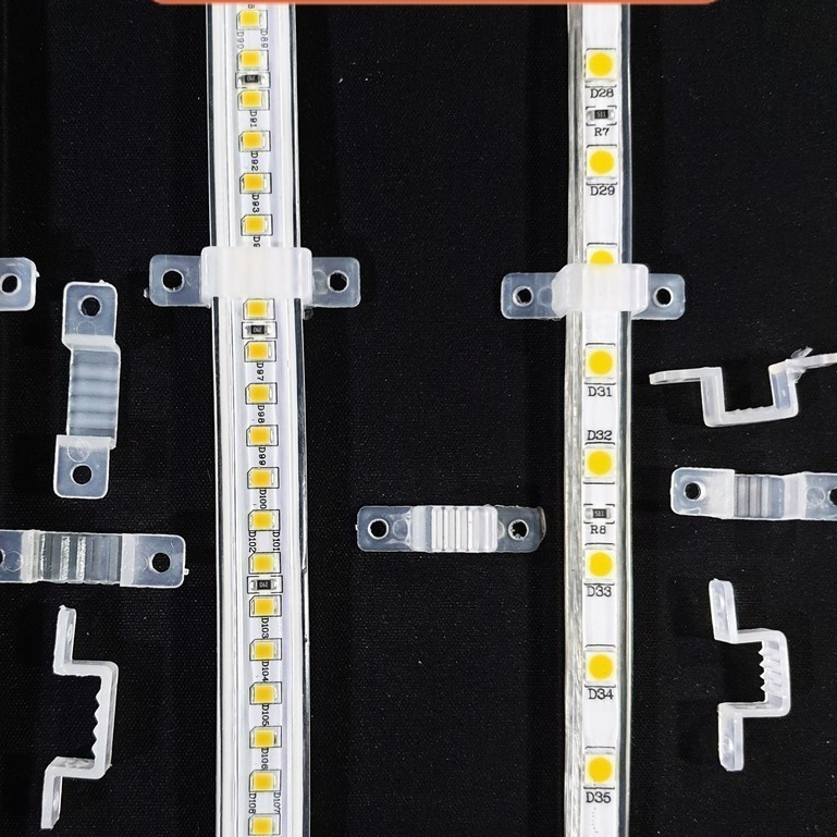 Jual COD & READY STOK KLEM LED STRIP TRANSPARAN / KLEM LAMPU LED STRIP ...