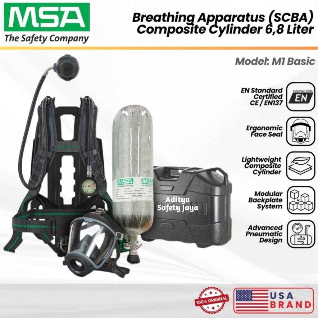 Jual Self Contained Breathing Apparatus (SCBA) MSA M1 Basic / Scba MSA ...