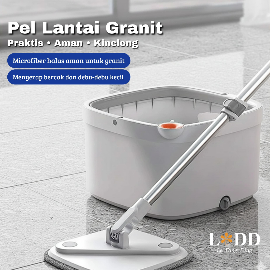 Jual Pel Lantai GRANIT LeDingDing- Pel 360 Derajat Efisien Serat Pel ...