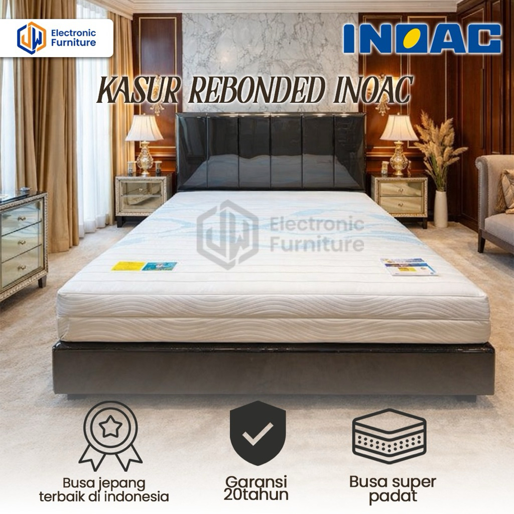 Jual JW - Busa Premium Anti Kempes / Inoac Matress Plus Rebonded ...
