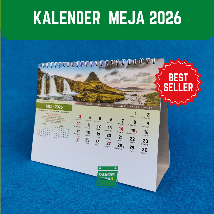 Jual PROMO KALENDER MEJA 2026 PEMANDANGAN ALAM LANDSCAPE - BEST SELLER ...