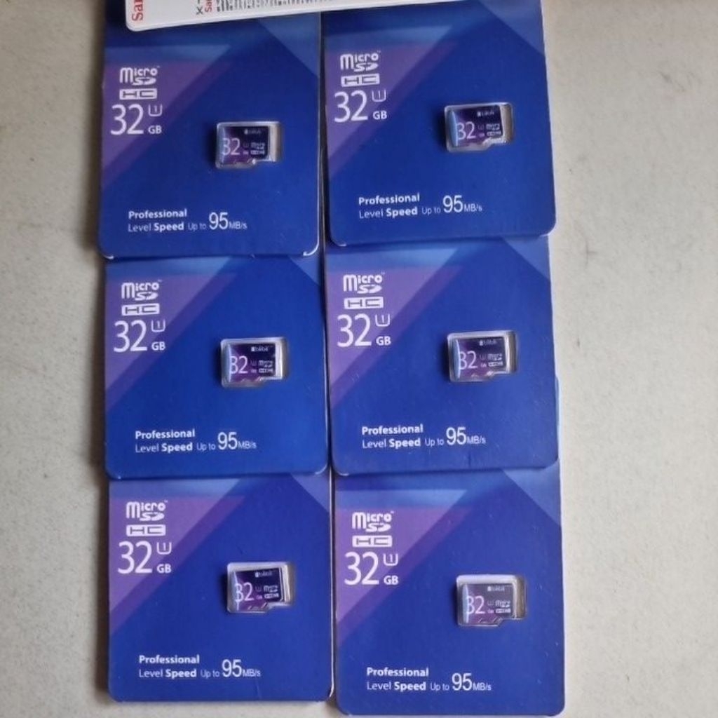 Jual Micro SD HC 32Gb professional level speed up 95mb/s interface SD 2 ...