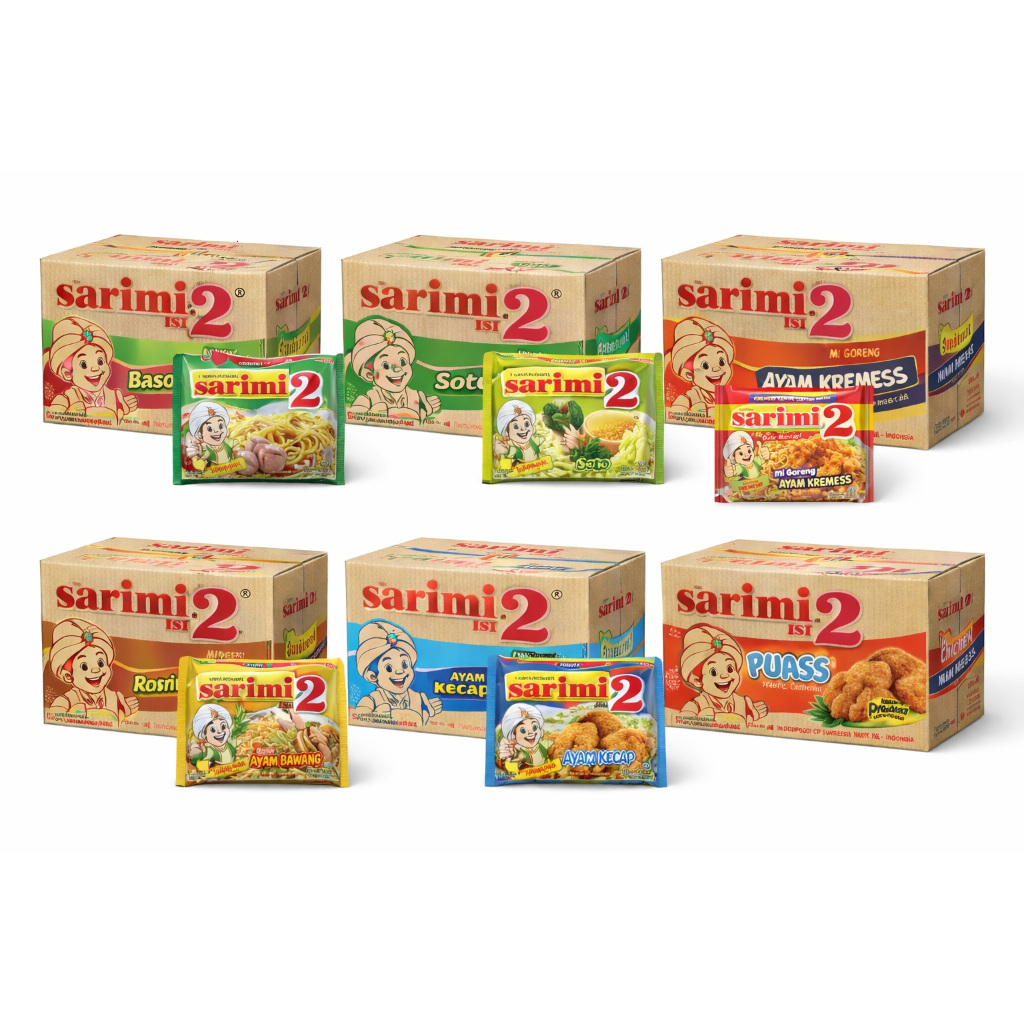Jual Sarimi Isi Duo Kartonan Rasa Soto, Baso, Ayam Kremes, Ayam Bawang ...