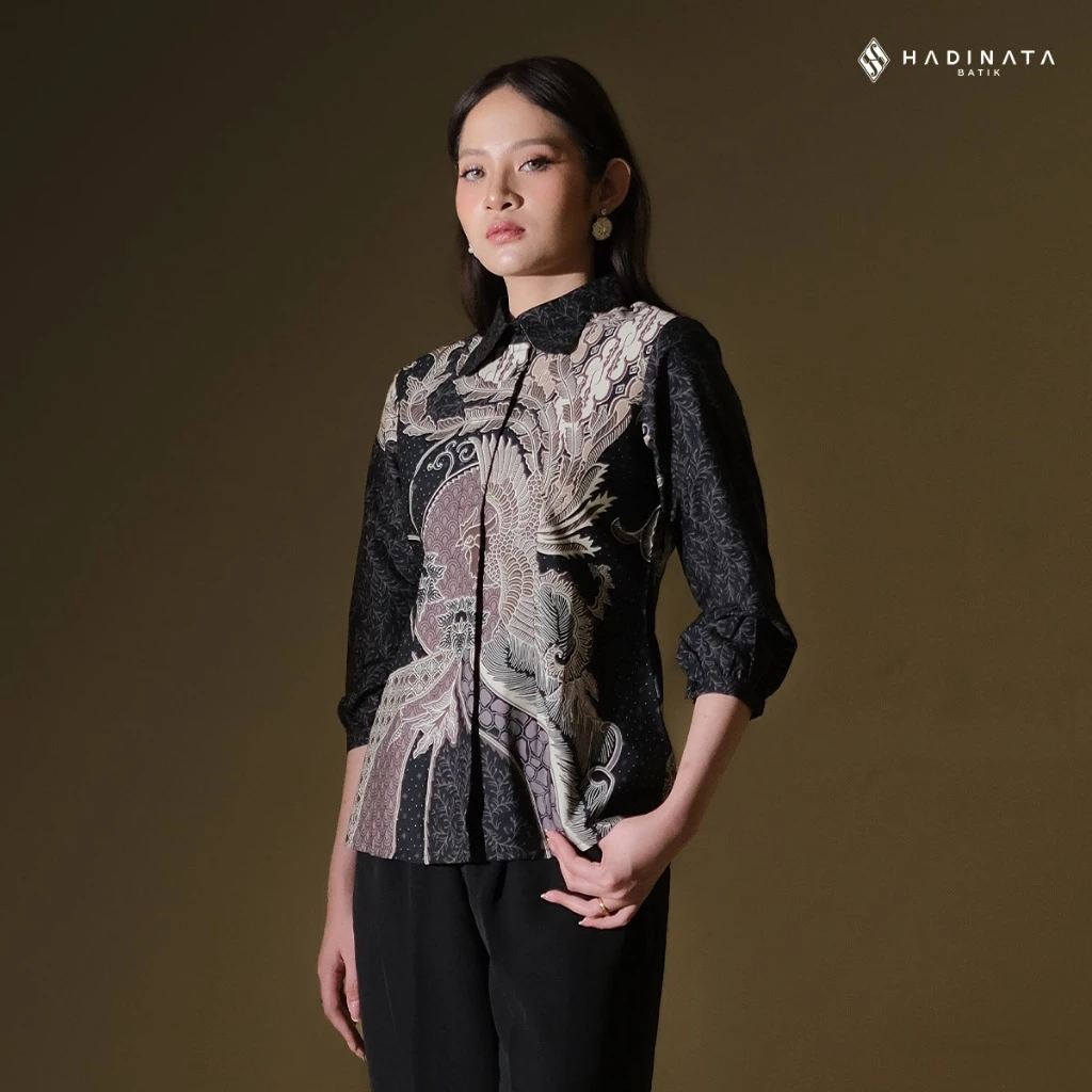Hadinata Batik Premium Blouse Batik Wanita Superfine Dirga Dharma - foto 1