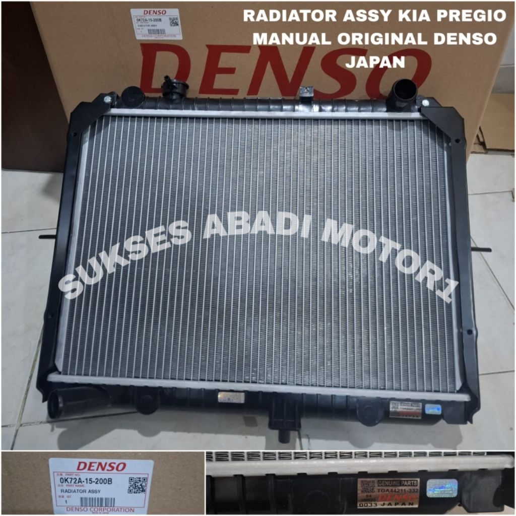 Jual RADIATOR ASSY KIA PREGIO MANUAL ORIGINAL DENSO JAPAN | Shopee ...