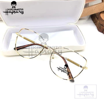 Frame Kacamata Wanita Minus Antiradiasi J8511 Anti UV Photocromic Bluecromic Cylinder Plus