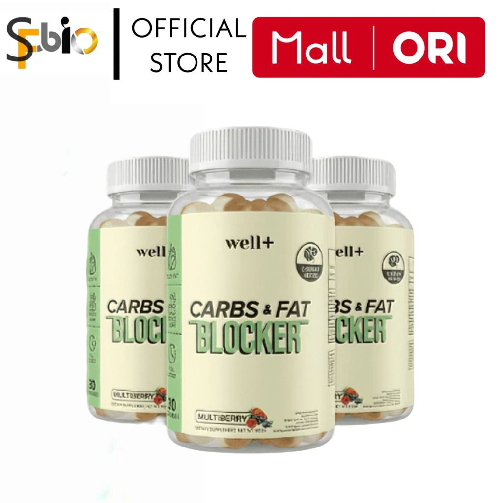 Jual Well+ Carbs & Fat Blocker Gummy Multiberry 30 Servings | Non ...
