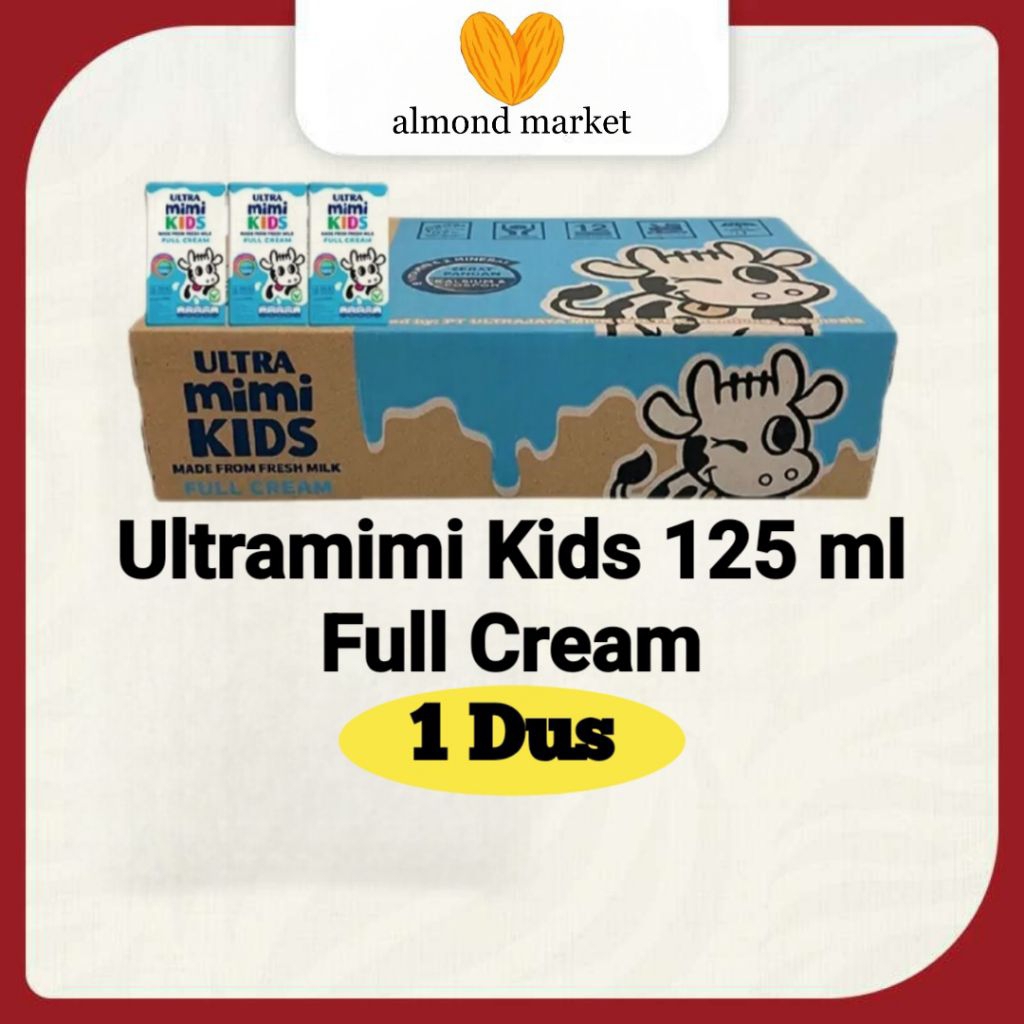 Jual Ultramimi Kids 125ml Full Cream 1 Dus isi 40 Pcs | Shopee Indonesia