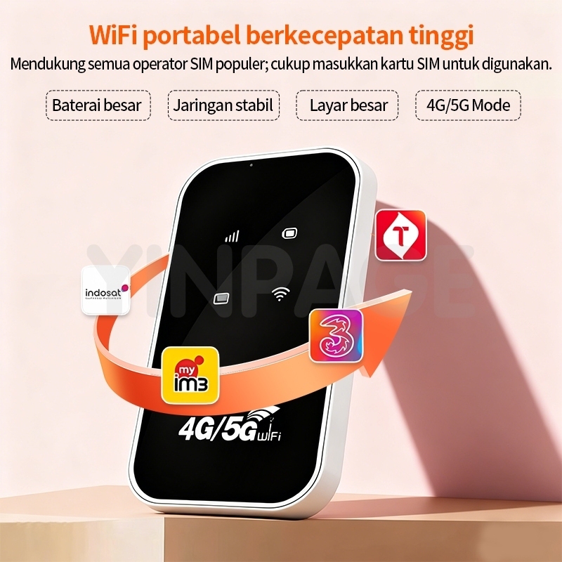 Jual 4G WiFi Modem All Operator Nirkabel Mobile MiFi LTE 300Mbps Mobile ...