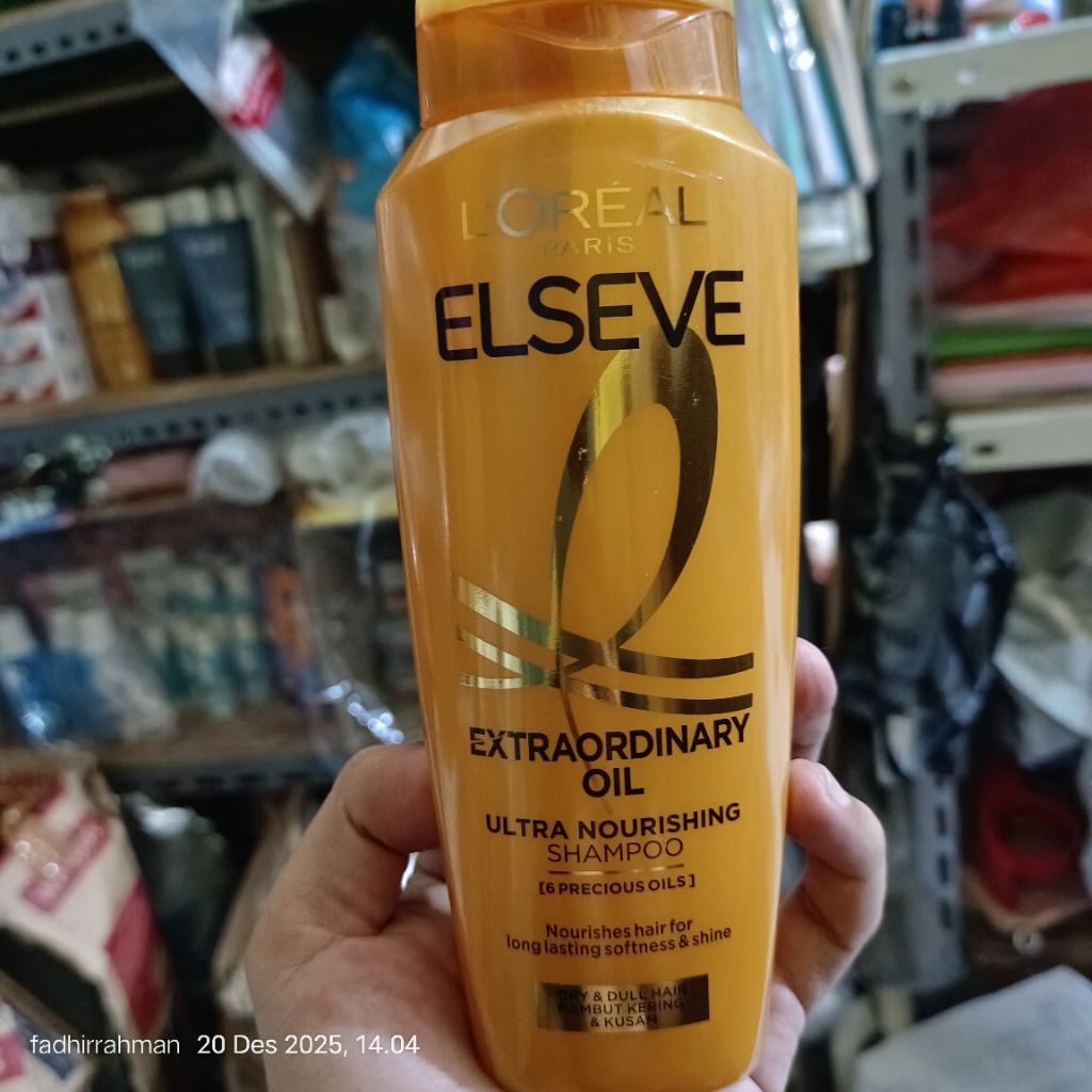 l'oreal paris extraordinary oil extra nourishing shampoo 280ml