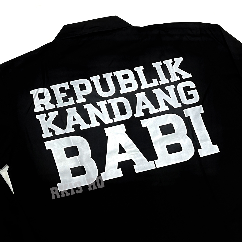 Jual Coach Jacket RK13 Republik Kandang Babi | Shopee Indonesia