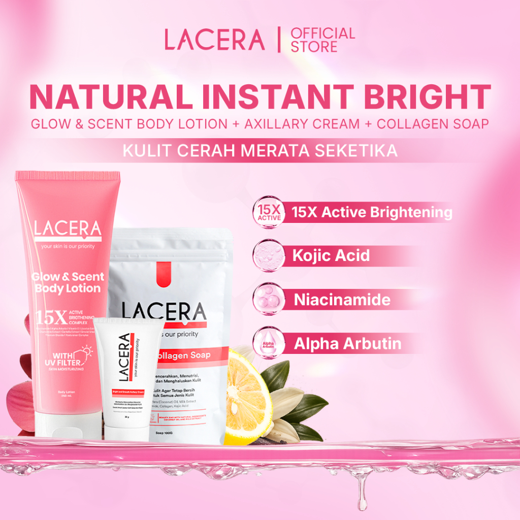 Jual Lacera Luxury Glow and Smooth | LACERA Lotion Glow & Scent ...