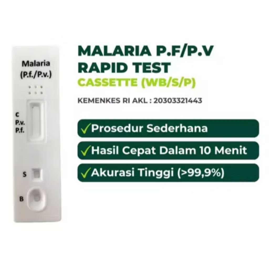 Jual RDT Malaria PF PV - Alat Tes Uji Malaria Satuan Akurat | Shopee ...