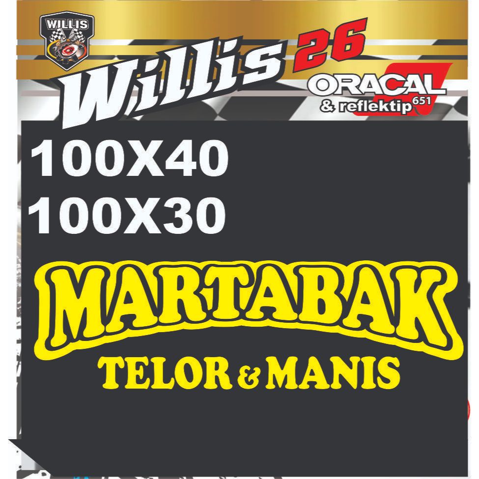 Jual Sticker Gerobak, Sticker Jualan, Sticker Etalase, Sticker Kaca ...