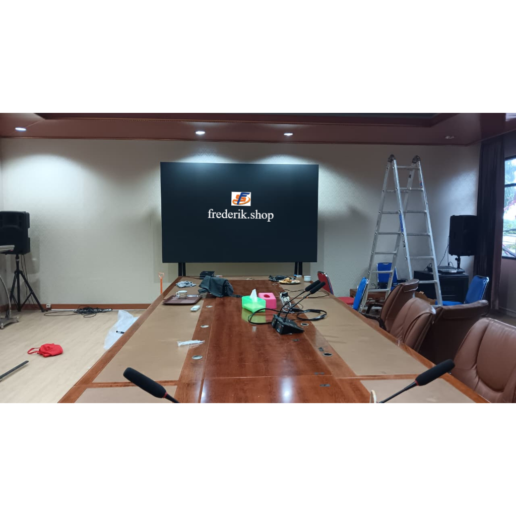 Jual P2.5 Dahua Feuvision LED Videotron Indoor 130" Inch Ukuran 288 CM ...