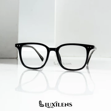 Luxilens Groovy Frame Kacamata Kotak Fashion Pria Dan Wanita Normal Minus Lensa Antiradiasi