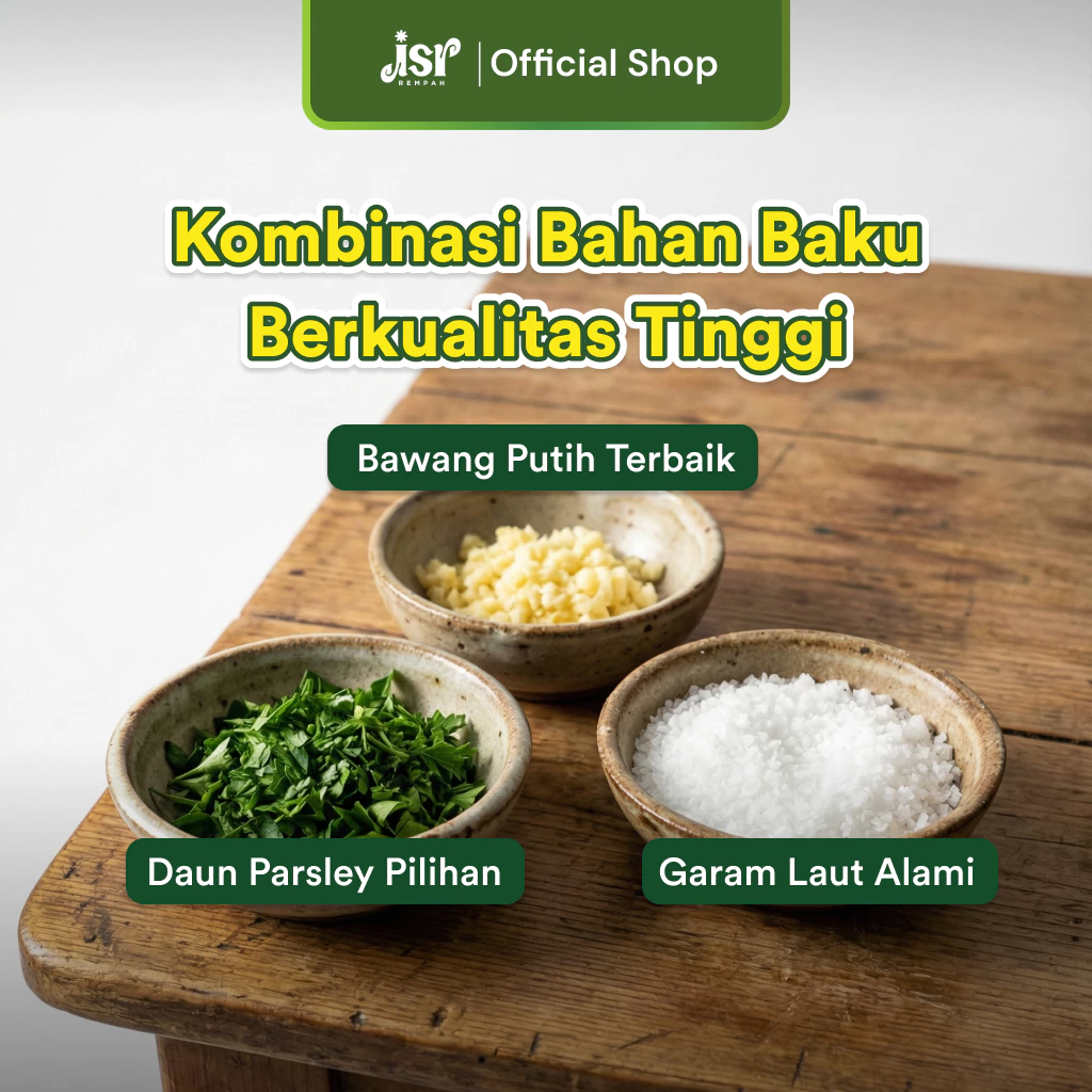 Menu ayam rebus enak dengan bumbu garlic parsley premium