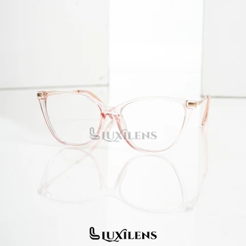 Luxilens Frame Kacamata Stevanna Cat Eye Horn Wanita Lensa Antiradiasi Blueray Photocromic