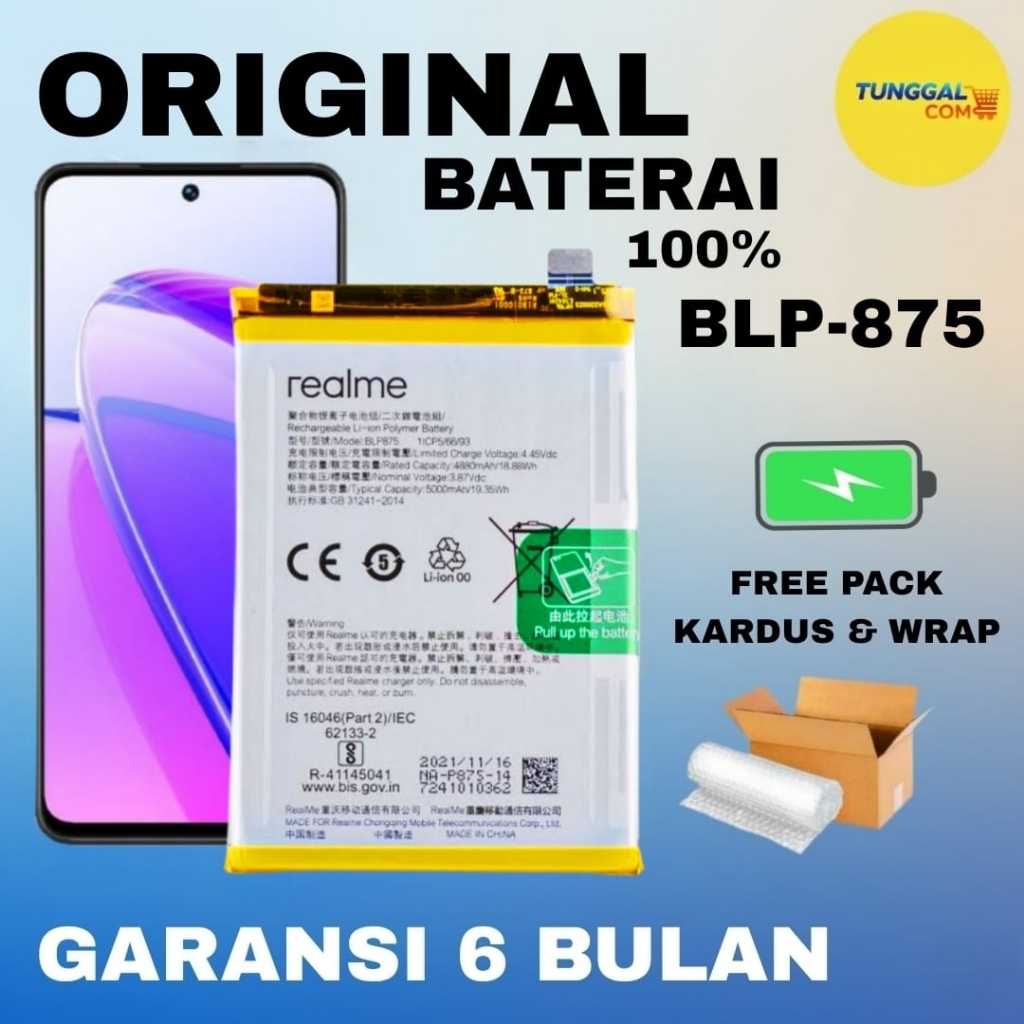 Jual Baterai HP BLP875 RLME C55 RMX3710 / NARZO 50 4G RMX3286 - Bonus ...