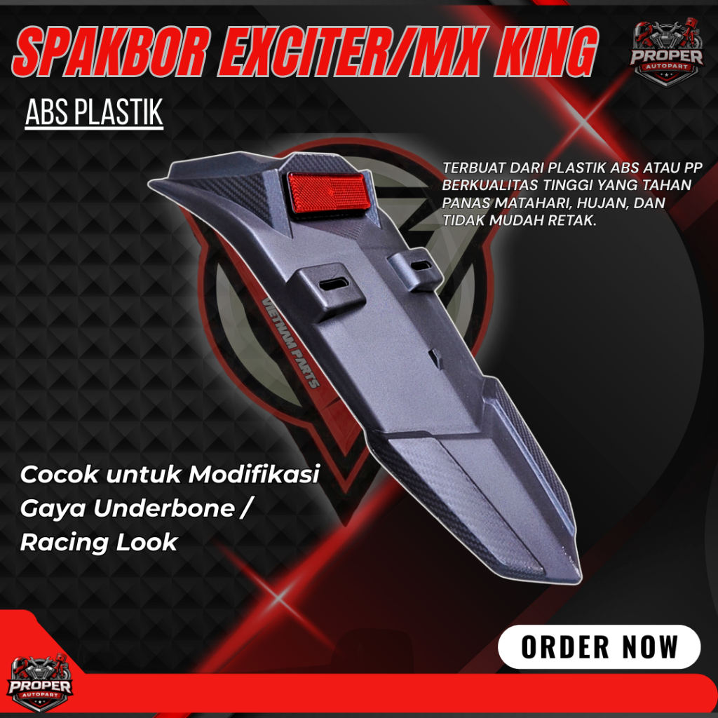 Jual Spakbor Sengkuni Spakbor belakang mx king Spabor exciter Mx king ...