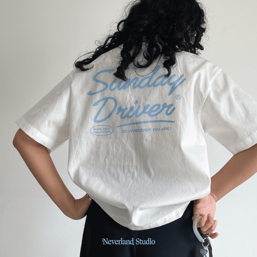 Jual Sunday Driver Boxy Shirt | Neverland Studio | TXT Soobin | Shopee ...