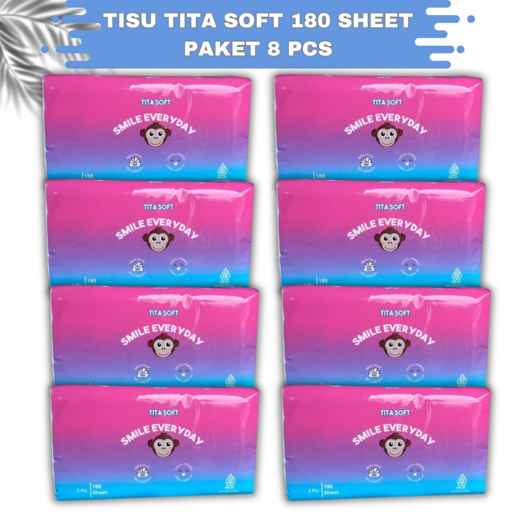 Jual TISU TITASOFT 180 SHEET PAKET 8 PCS | Shopee Indonesia