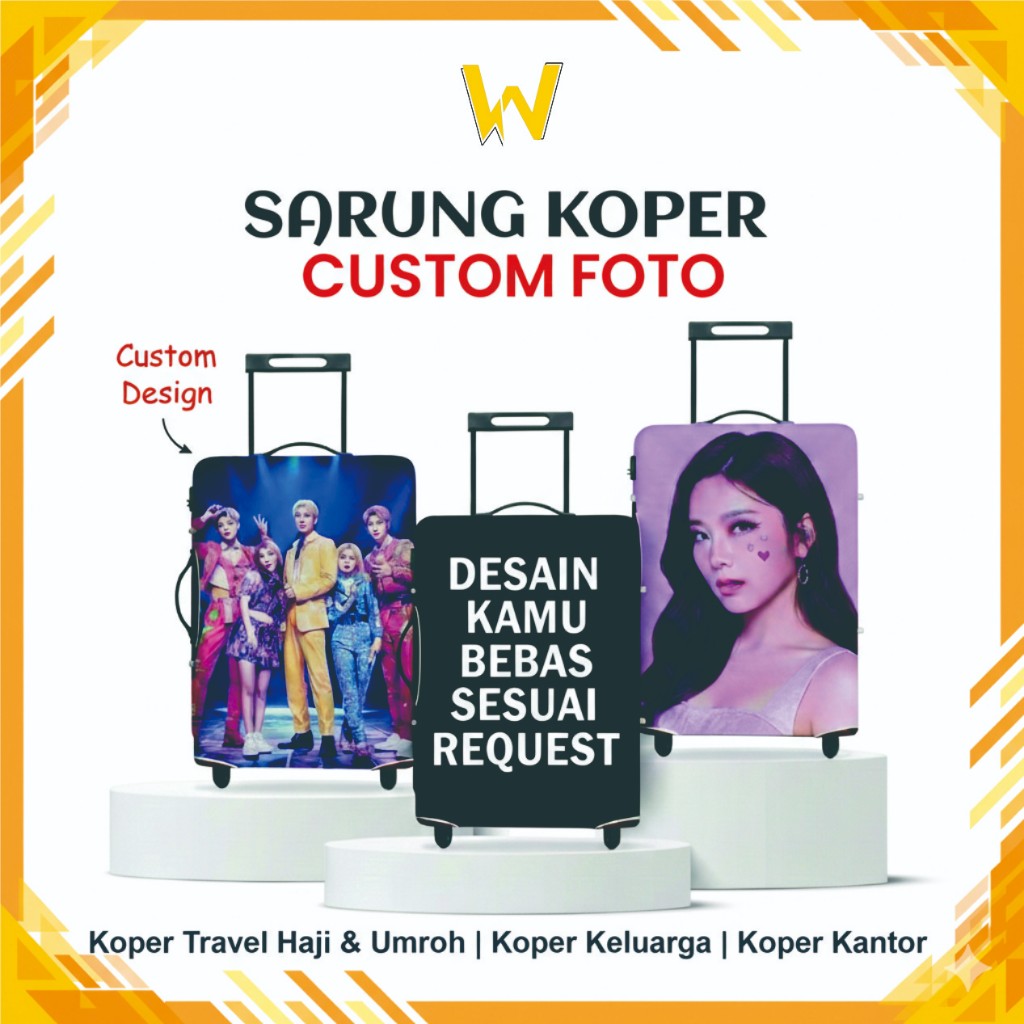 Jual Sarung Koper Custom Full Printing Cover Pelindung Koper Custom ...