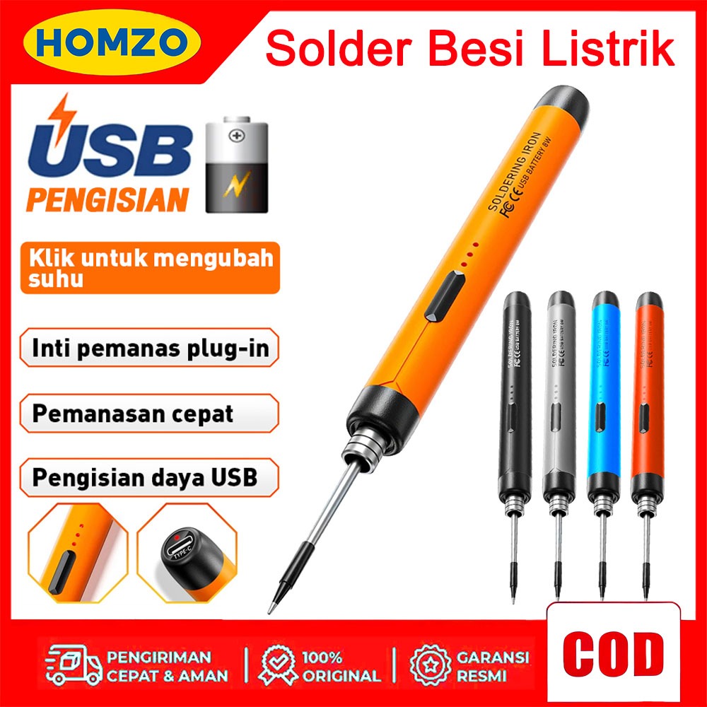 Jual HOMZO - Solder Besi portabel Besi solder nirkabel USB Setrika ...