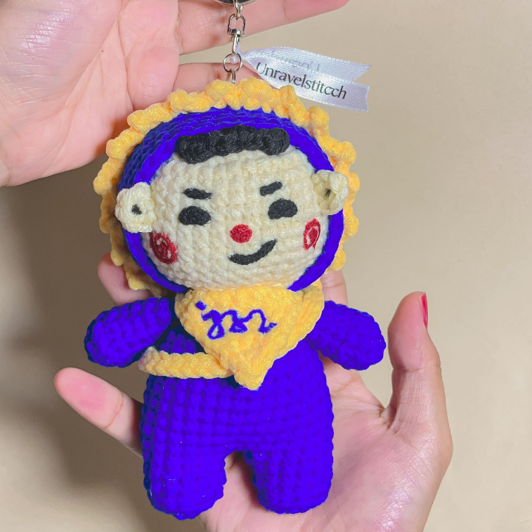 Jual GMMTV Jummo Junior Mark Doll Handmade Keychain