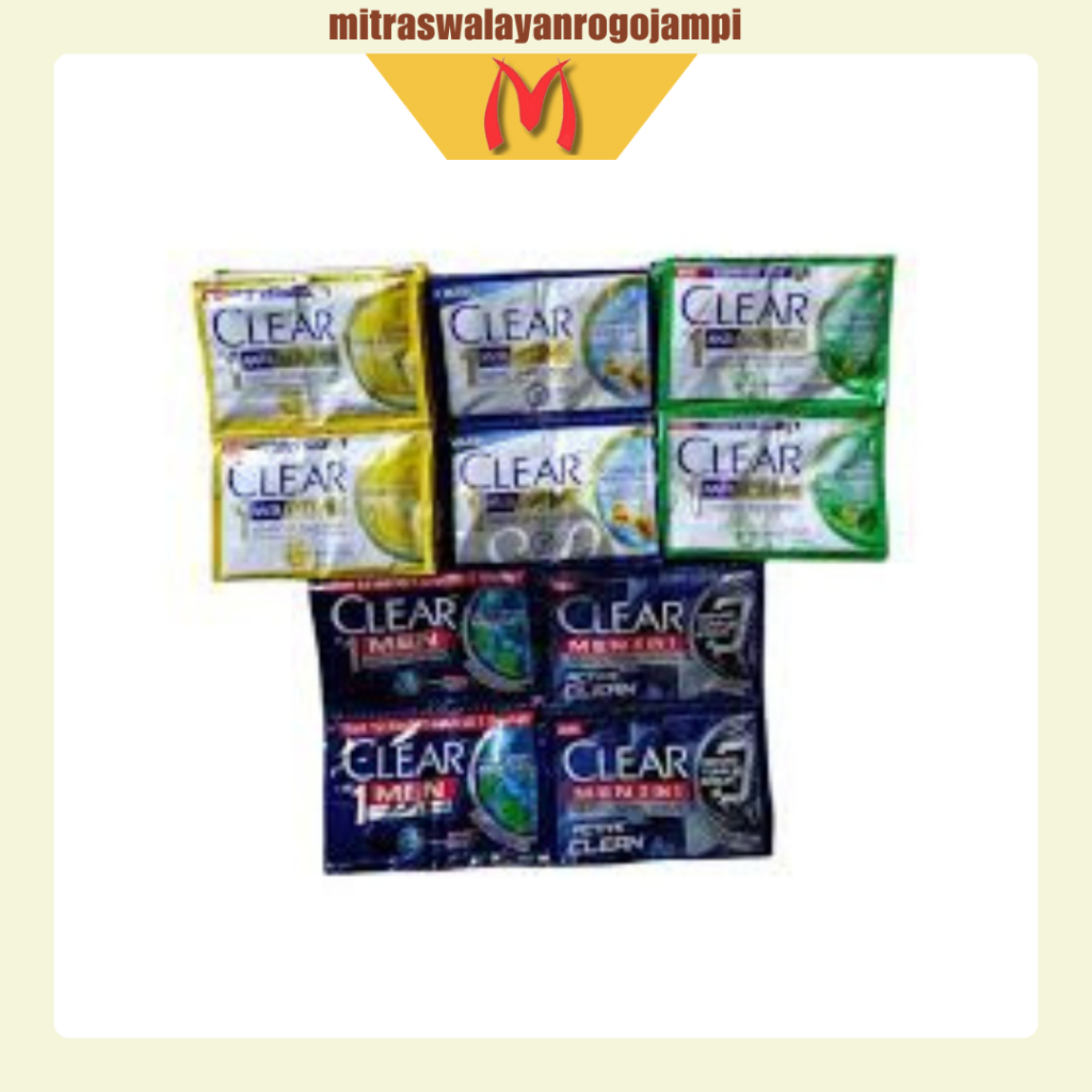 Jual Shampo Clear Renteng 11ml Isi 12 Sachet | Shopee Indonesia