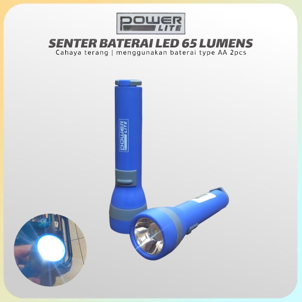 Jual Powerlite Lampu Senter LED Portabel 65 Lumens - Ringan dan Tahan ...