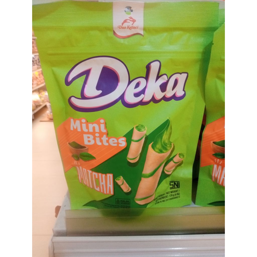 Jual Standing Pouch Wafer Minibites 170 gram rasa Durian Matcha Green ...