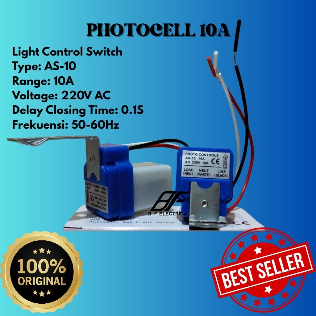 Jual Photocell 10A AC 220V Sensor Cahaya Photocontrol Fotosel Model ...