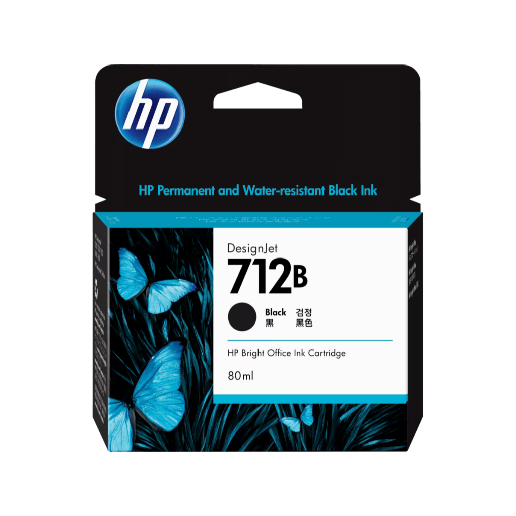 HP Tinta Printer 712 Black XL, Black, Cyan, Magenta, Yellow Original [3ED29A, 3ED28A, 3ED67A, 3ED69A] (2)