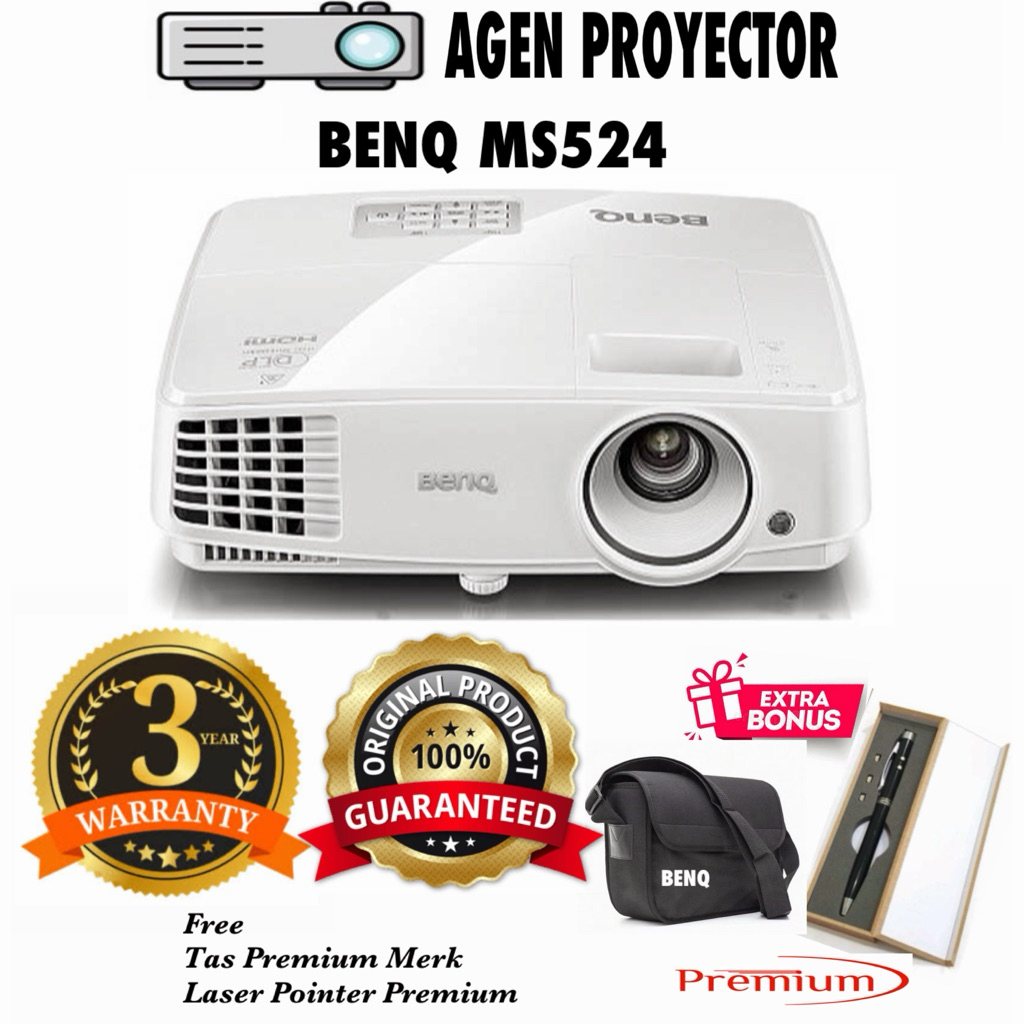 Jual PROYECTOR BENQ MS524 HDMI ORIGINAL | Shopee Indonesia