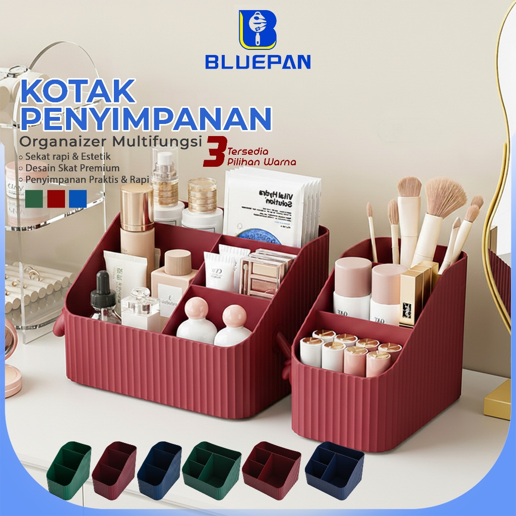 Jual Bluepan Rak Makeup Organizer Aesthetic Kotak Storage Penyimpanan ...
