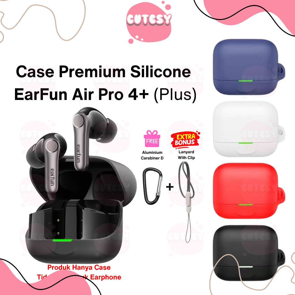 Jual Case Cover Casing Silicone Protective For Earfun Air Pro 4 ...
