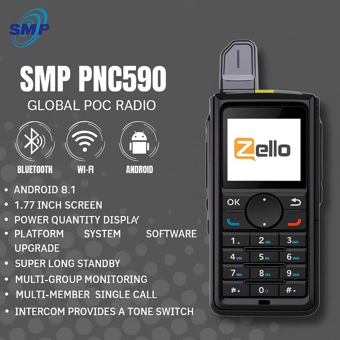 Jual HT POC SMP PNC590 Android 8.1 Zello Poc Global Walkie talkie ...