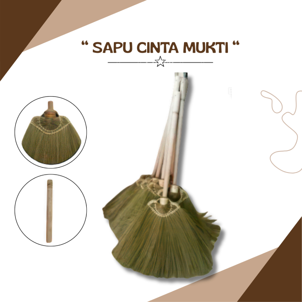 Jual Sapu Lantai Ijuk Ciwidey Tradisional Sapu Rayung Sapu Jerami Sapu ...