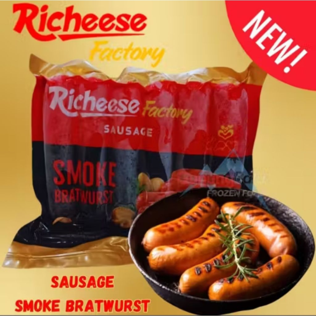 Jual Richeese Factory Sosis Smoke Bratwurst 360gr | Shopee Indonesia