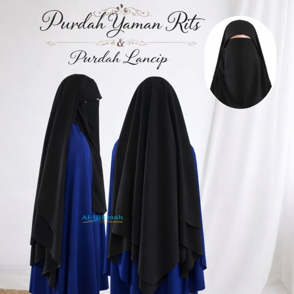 Jual Purdah Yaman Poni Rits (Purdah Lancip) | Shopee Indonesia