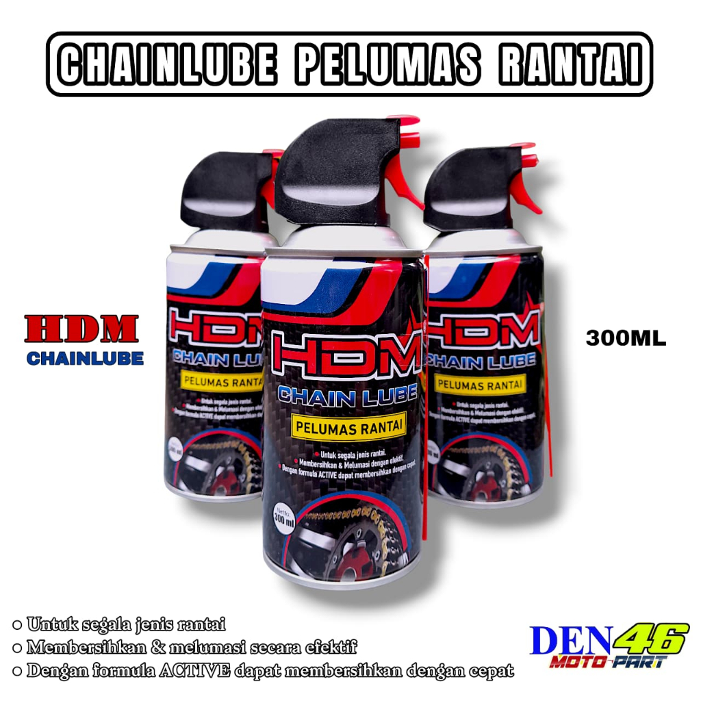 Jual Chainlube Pelumas Rantai Oli Rantai Rante [ HDM ] 300ML | Shopee ...