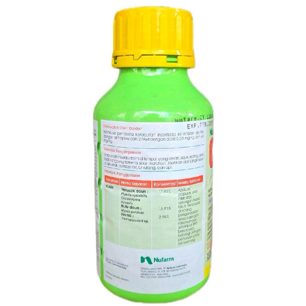 Jual INSEKTISIDA CYPERIN 250 EC 500 ML NUFARM/RACUN PERUSAK DAUN, KUTU ...