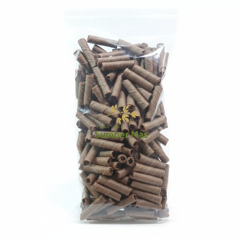 Jual WAFER STIK MINI COKLAT 500 GR/ WAFER ROLL COKELAT KILOAN | Shopee ...