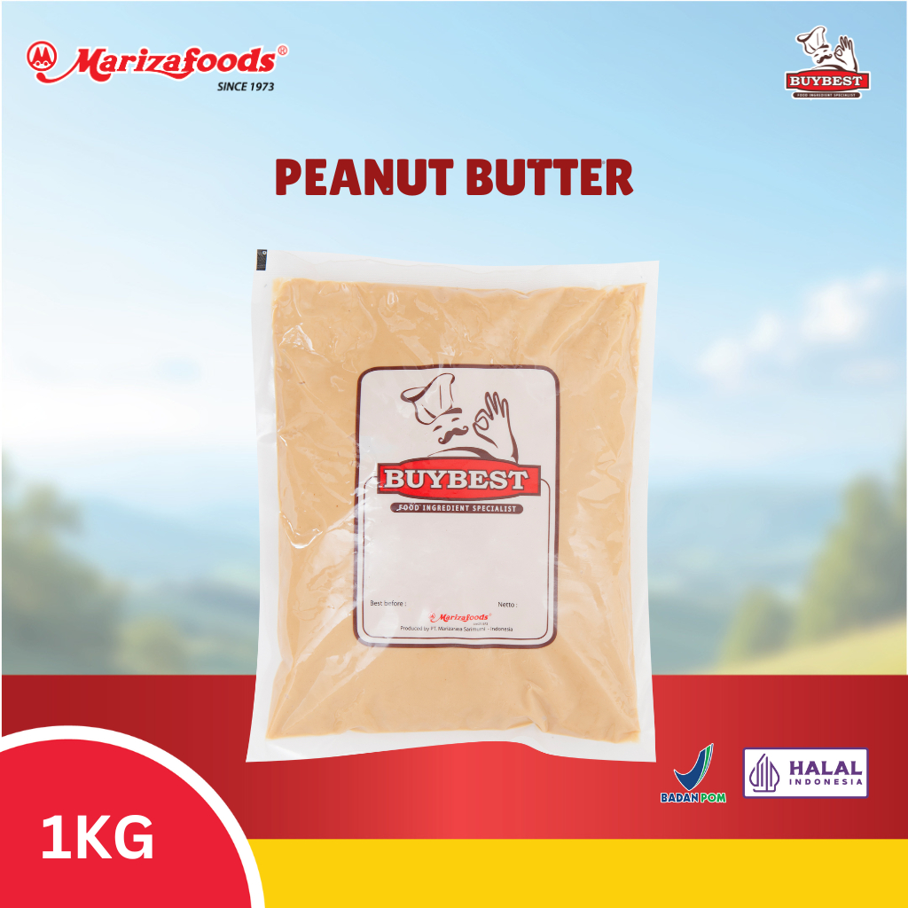 Jual Buybest Peanut Butter Spread 1kg - Selai Kacang Creamy untuk Isian ...