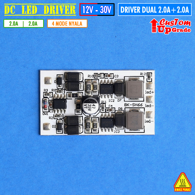 Jual Multi Dual 2A Led Driver 42W MCP 3570 3870 D2 Laser Dua Warna AKI ...