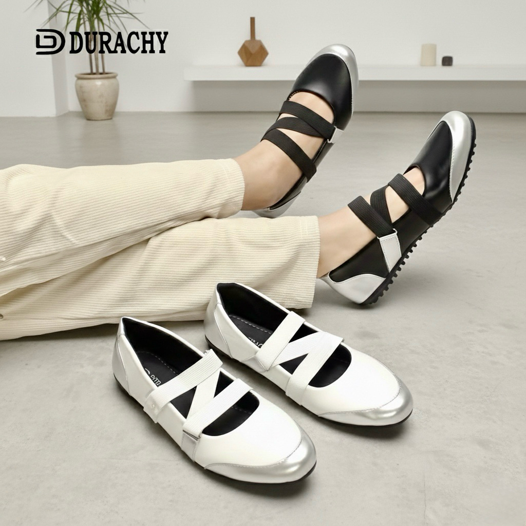 Jual DURACHY Rose Flatshoes Ballerina Sneakers Speedcat Slip On Wanita ...